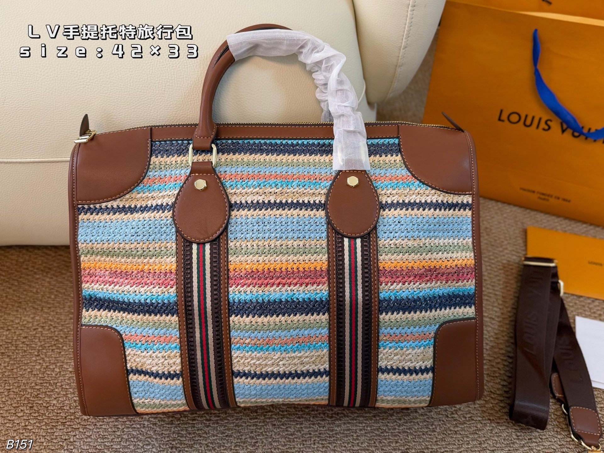 LV Monogram Handbag Top Handle 286